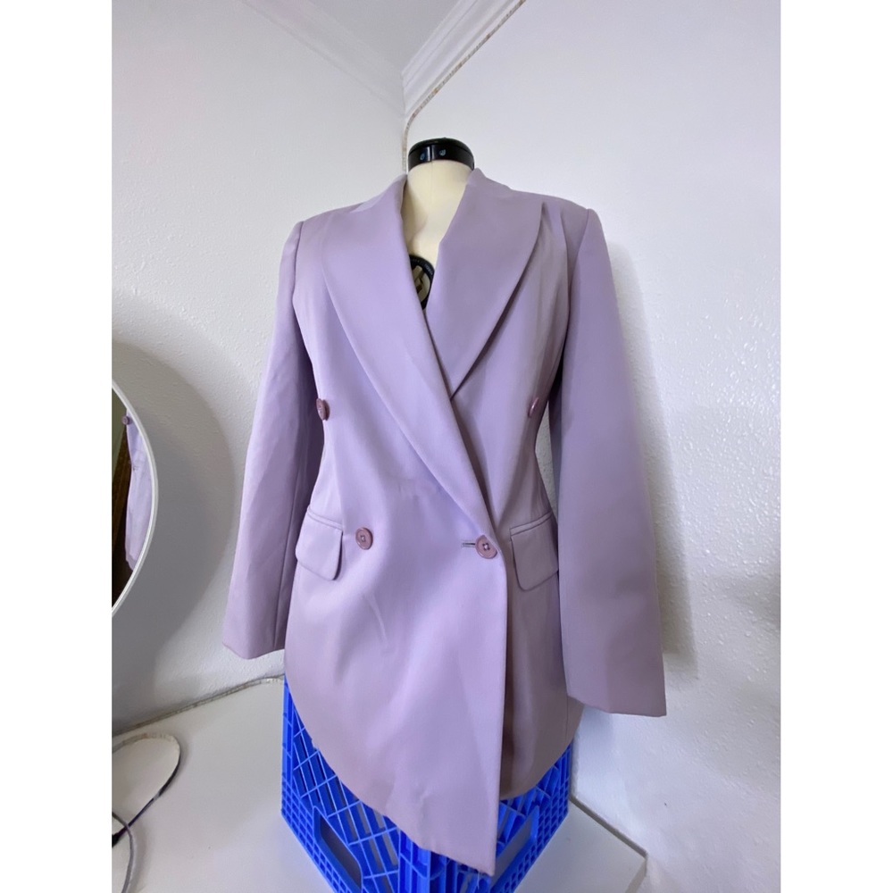 WOOL LAVENDER BLAZER